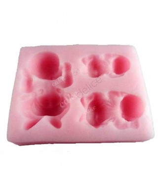 Moule Silicone Trois bébé pâte à sucre