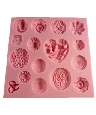 Moule Silicone Coeur multi forme pâte à sucre