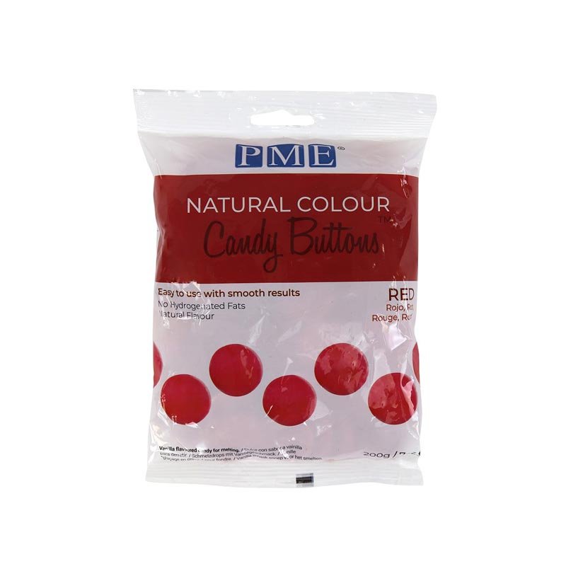 Candy Buttons Couleur naturel 200 gr PME Candy Buttons Couleur naturel 200 gr PME