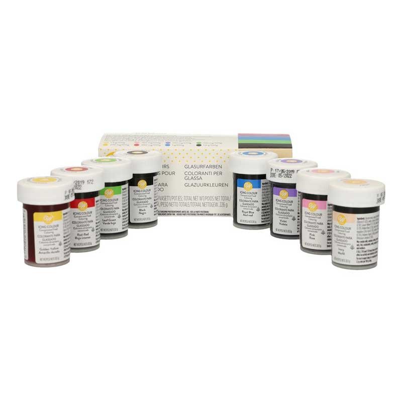 Coffret de 8 colorants gels Wilton