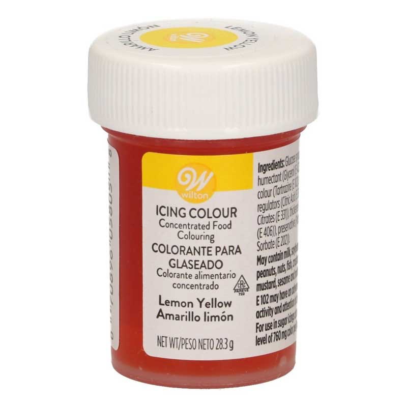 Colorant alimentaire en gel jaune citron Wilton Colorant alimentaire en gel jaune citron Wilton