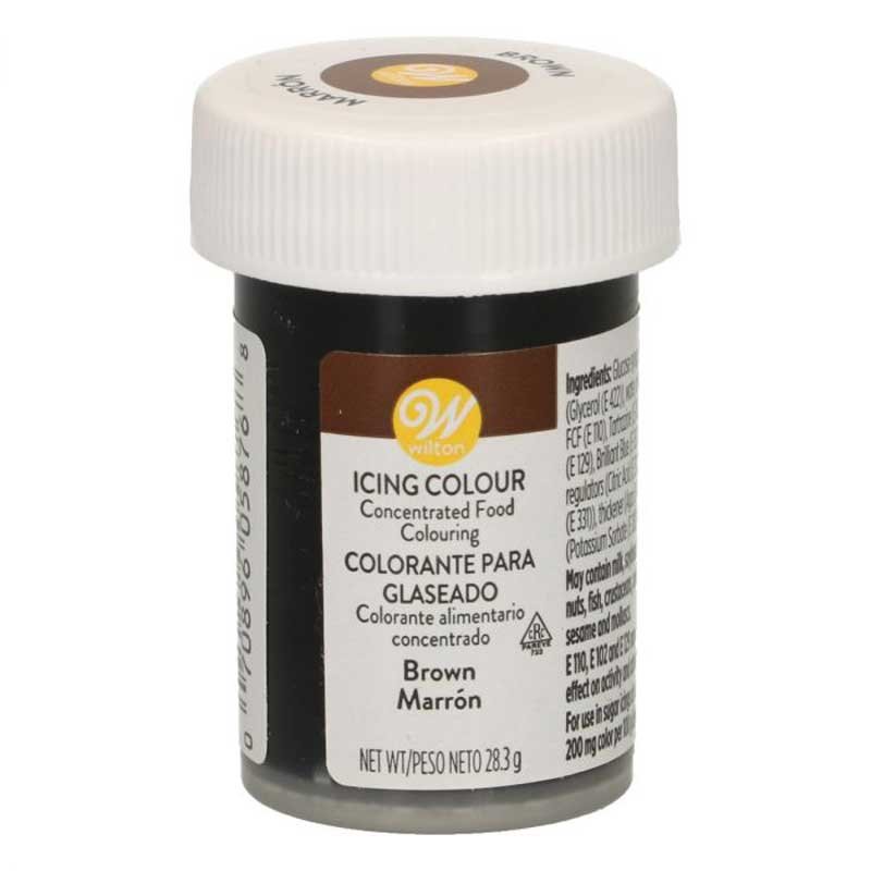 Colorant alimentaire en gel marron Wilton