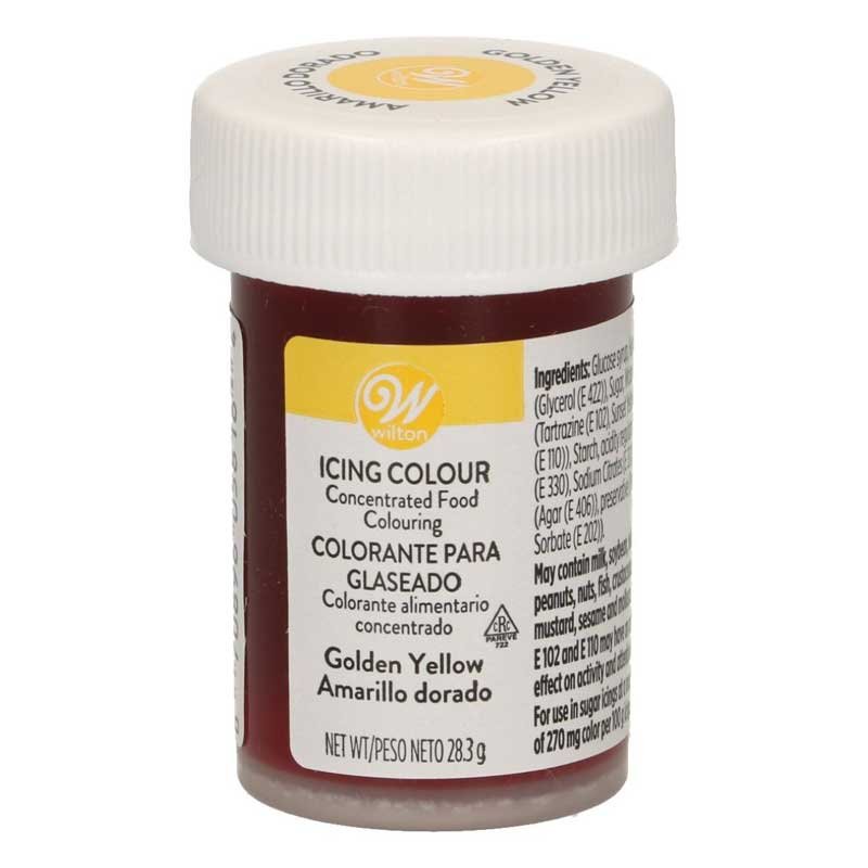 Colorant alimentaire en gel jaune or Wilton