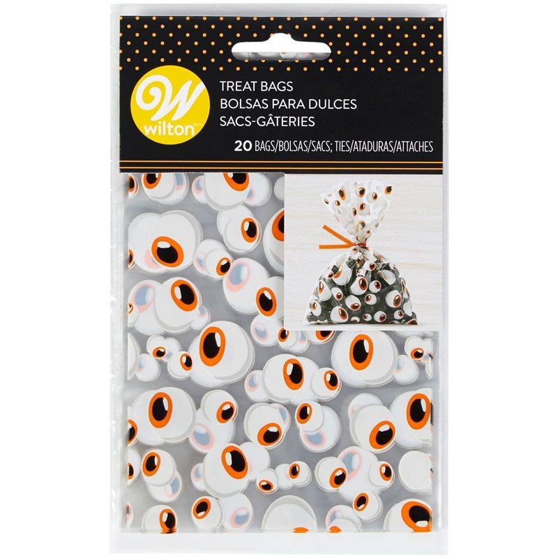 Sachets à friandises yeux effrayant Wilton Sachets à friandises yeux effrayant Wilton