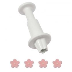 Emporte-pièce poussoir petite fleurs assortis set/4