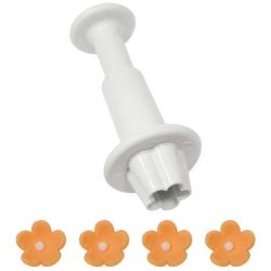 Emporte-pièce poussoir petite fleurs assortis set/4