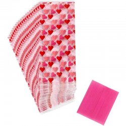 Sachets à friandises coeur St Valentin pk/20 Wilton