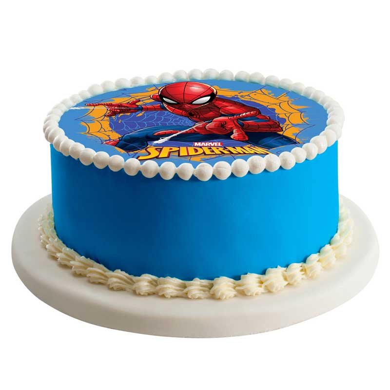 Décoration de gâteau Spiderman la star de Marvel à son anniversaire – Miss  Popcake