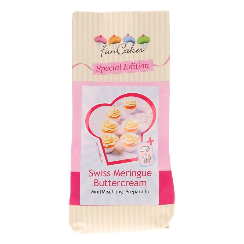 Mix pour Crème au Beurre Meringue Suisse 400gr FunCakes Mix pour Crème au Beurre Meringue Suisse 400gr FunCakes