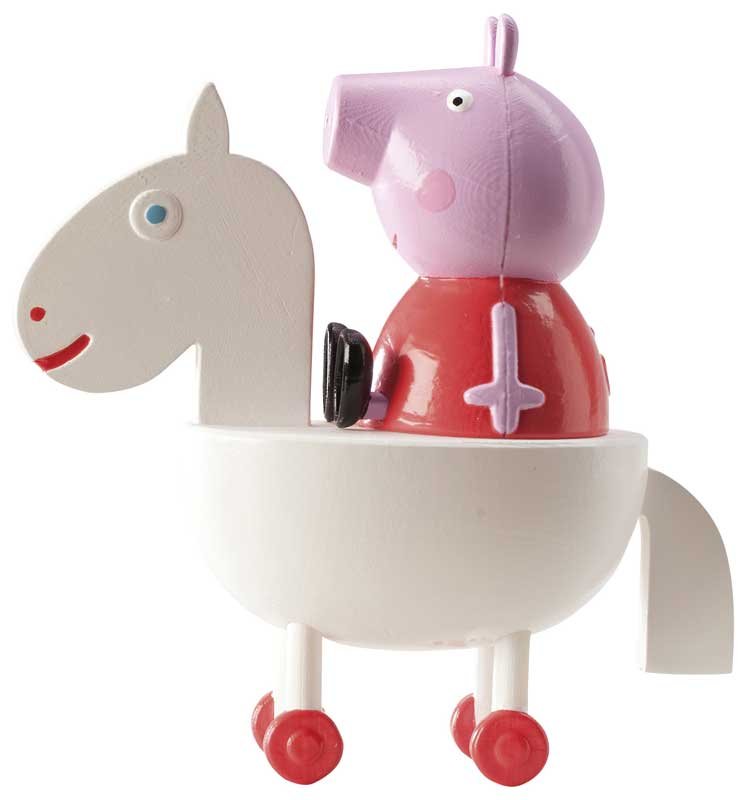 Figurine Peppa Pig Sur Son Cheval Blanc A 4 90 Figurine Peppa Pig Sur Son Cheval Blanc A 4 90