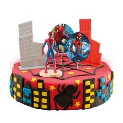 Kit Figurine Spiderman 3D en PVC Marvel