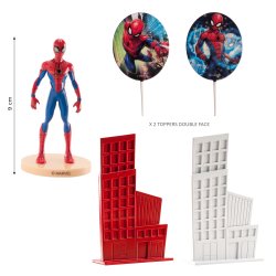 Kit Figurine Spiderman 3D en PVC Marvel