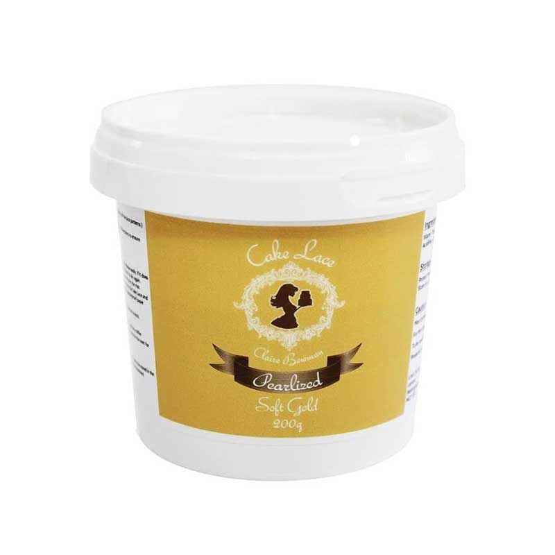 Dentelle alimentaire Or Clair 200 gr prête à l'emploi Cake Lace Dentelle alimentaire Or Clair 200 gr prête à l'emploi Cake Lace