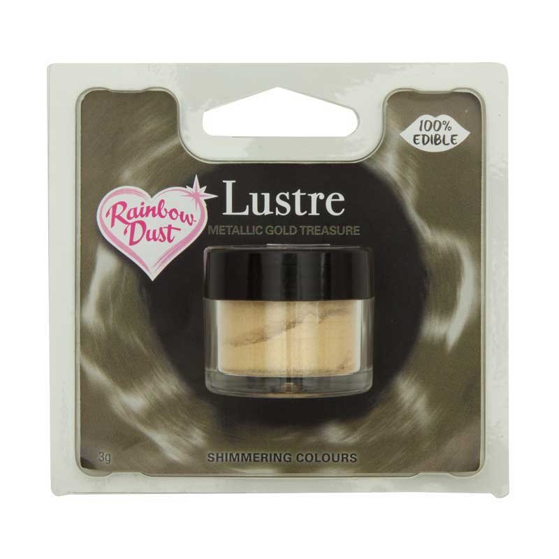 Poudre Lustre métallique Trésor d'or Rainbow Dust Poudre Lustre métallique Trésor d'or Rainbow Dust