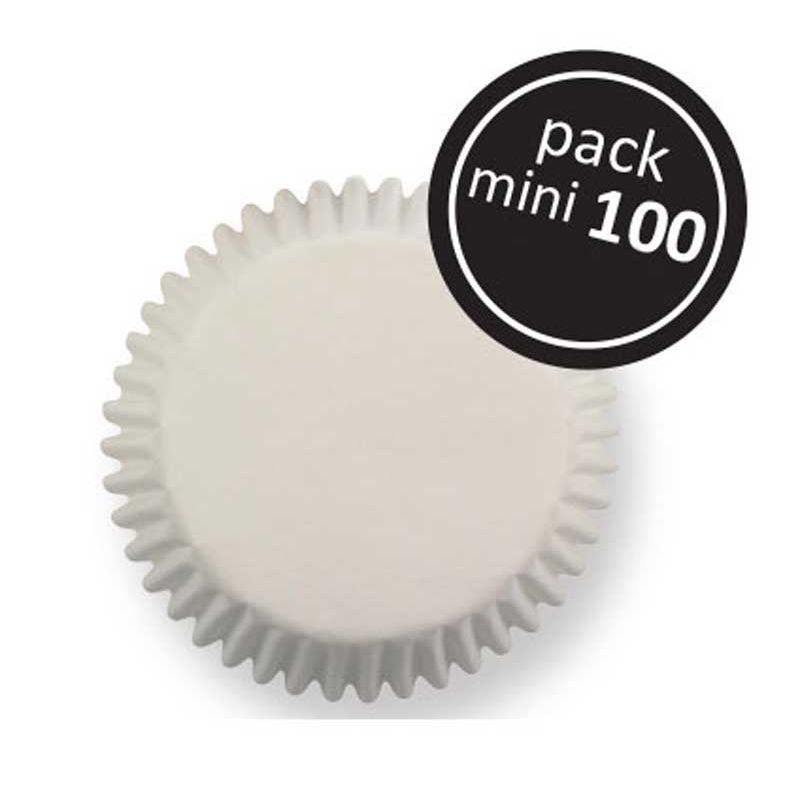 Mini Caissettes à Cupcake Blanche pk/100 PME