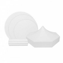 Kit Carrousel polystyrène pour gâteau - Medium