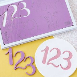 Embosseur grand nombre et symboles élégant Sweet Stamp
