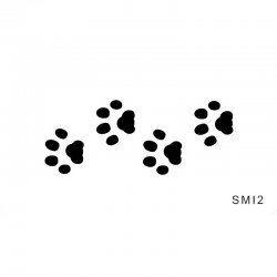 Pochoirs, Stencil Empreintes de pattes JEM