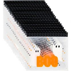 Sachets à Confiserie Refermables Halloween Boo pcs/20 Wilton