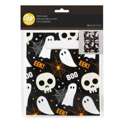 Sachets à Confiserie avec Poignée Halloween pcs/12 Wilton