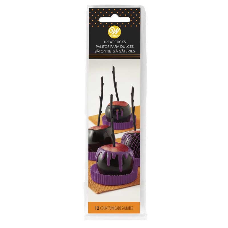 Bâtonnets Branche Noir Halloween pk/12 Wilton Bâtonnets Branche Noir Halloween pk/12 Wilton