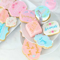 Kit Stamp embosseur Fun Fonts Cupcakes et Cookies Collection 1 PME