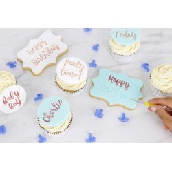 Kit Stamp embosseur Fun Fonts Cupcakes et Cookies Collection 1 PME