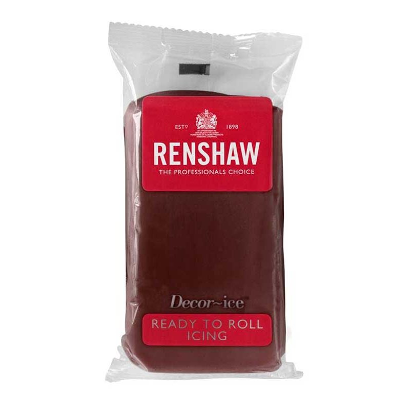 Pâte à sucre PRO Marron chocolat 250 g Renshaw Pâte à sucre PRO Marron chocolat 250 g Renshaw