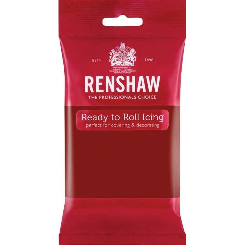 Pâte à sucre PRO Rouge rubis 250g Renshaw Pâte à sucre PRO Rouge rubis 250g Renshaw