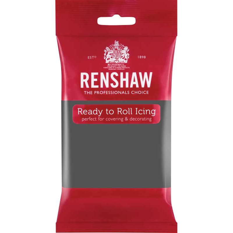 Pâte à sucre PRO Gris 250g Renshaw Pâte à sucre PRO Gris 250g Renshaw