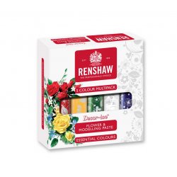 Kit Pâte à Fleur, Pâte de Modelage 5 x 100g Renshaw