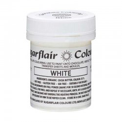 Colorant Blanc pour chocolat 35g Sugarflair