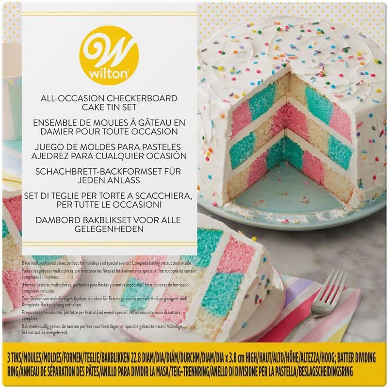 Moule A Gateau En Damier Rond Set 4 Wilton A 19 90 Moule A Gateau En Damier Rond Set 4 Wilton A 19 90
