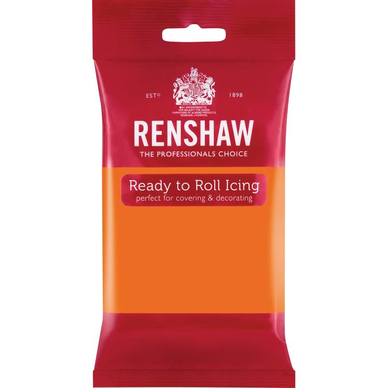 Pâte à sucre PRO Orange 250g Renshaw Pâte à sucre PRO Orange 250g Renshaw