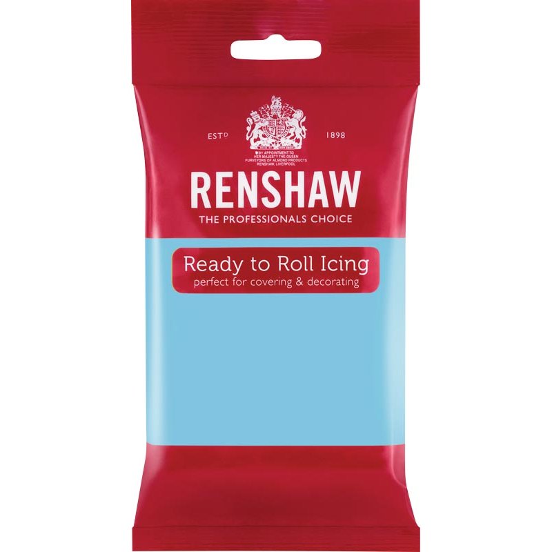 Pâte à sucre PRO Bleu Bébé 250g Renshaw Pâte à sucre PRO Bleu Bébé 250g Renshaw