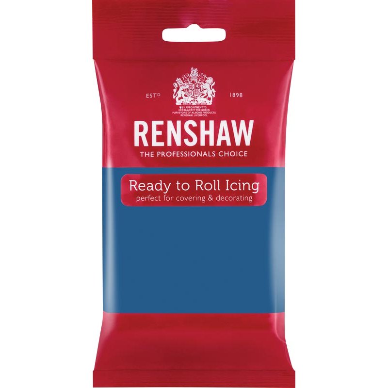 Pâte à sucre PRO Bleu atlantique 250g Renshaw Pâte à sucre PRO Bleu atlantique 250g Renshaw