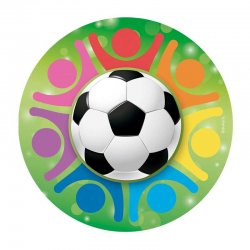 Disque en azyme Ballon de foot 20cm