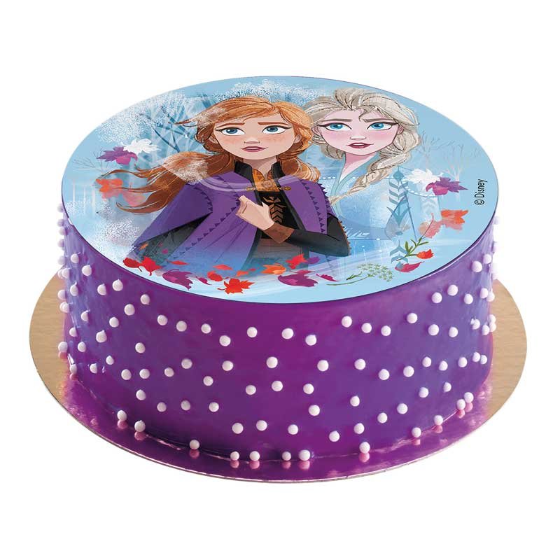 chocodic Maxi Disque Azyme Comestible Reine des neiges Elsa pour décoration  de gâteau - décoration Gateau Reine des neiges