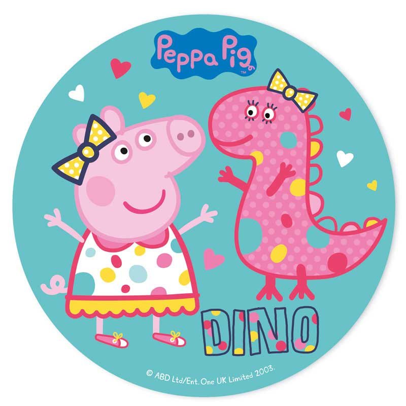 Disque Peppa Pig Et Dino A 4 00 Disque Peppa Pig Et Dino A 4 00