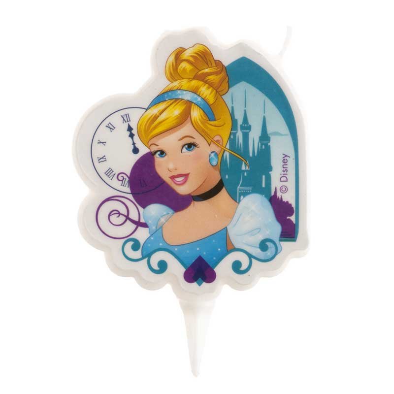 Bougie d’anniversaire Cendrillon Disney Princesse
