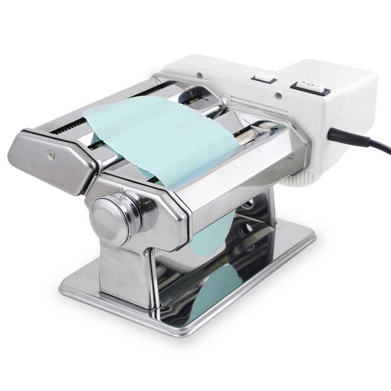 Laminoir à Pâte Électrique Professionnel - Épaisseur Réglable 2-30mm, Pliable, Acier Inox - Pour Croissants, Pizzas, Pâtes Feuilletées Maison