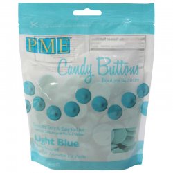 Candy Buttons Bleu clair 340 gr PME