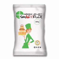 Pâte à sucre Velours Vert 250g Smartflex