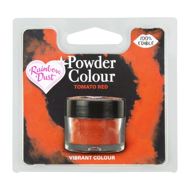 Colorant alimentaire poudre Rouge Tomate Rainbow Dust