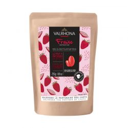 Inspiration Fraise chocolat de couverture en Fèves 250Gr Valrhona