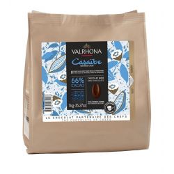 Sac de fèves chocolat de couverture blond Dulcey 35% 1kg Valrhona