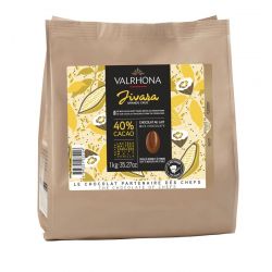 JIVARA 40% chocolat au lait de couverture 1Kg valrhona