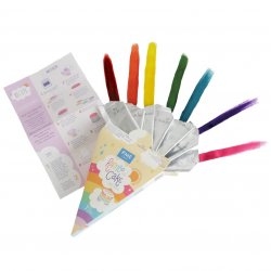 Kit de colorants alimentaires special Rainbow Cake PME