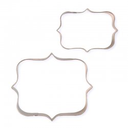 Emporte-pièce métal plaques Biscuits et Gâteaux Style 1 Set/2 PME