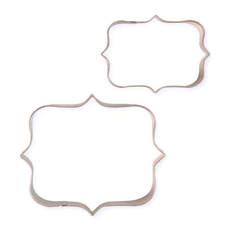Emporte-pièce métal plaques Biscuits et Gâteaux Style 1 Set/2 PME